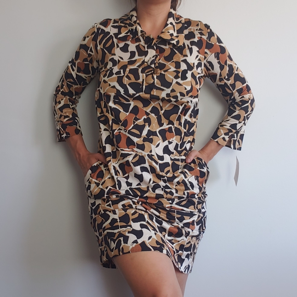 DVF Pure Silk Wild Print Dress - Picture 11 of 11